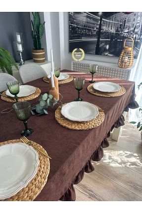 رومیزی قهوه ای Dertsiz Decamor home - کد 901583791