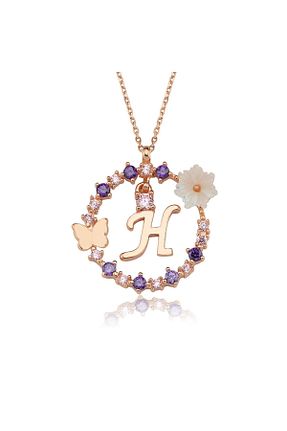 گردنبند جواهر رنگی زنانه برنجی Karem Jewellery - کد 901595785