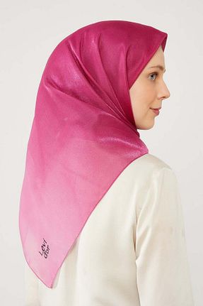 روسری صورتی پلی استر Levidor - کد 901613287