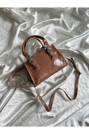 کیف دوشی صورتی زنانه چرم مصنوعی Mia Collection - کد 901578005