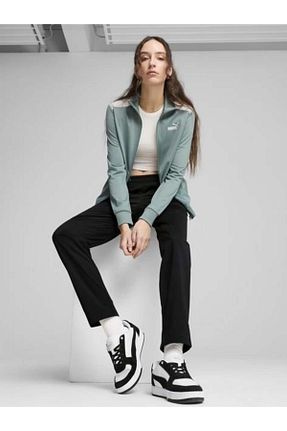 ست بالاتنه و پائین تنه قهوه ای زنانه بافتنی Puma - کد 901627708