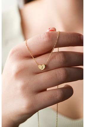 گردنبند نقره زرد زنانه 925 عیار LİNOVE JEWELLERY - کد 900645795