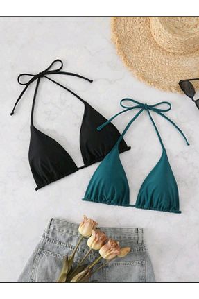 بالاتنه بیکینی رنگی زنانه ساده nuriçgiyim - کد 902672389