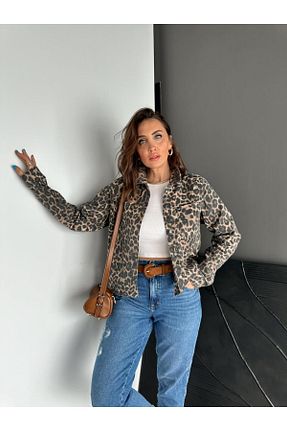 کت قهوه ای زنانه رگولار Zerrincan Giyim - کد 901611859