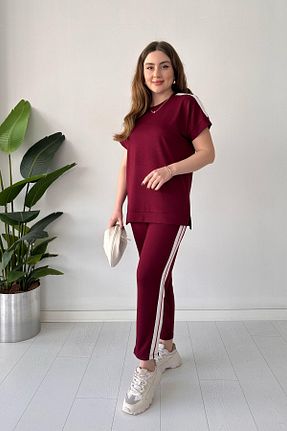 لباس زرشکی زنانه بافتنی MaziButik - کد 902906161
