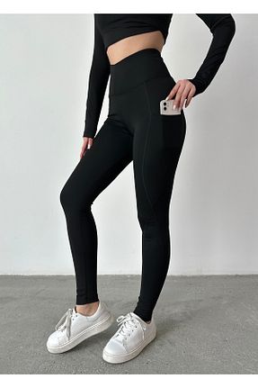 ساق شلواری اسپرت مشکی زنانه بلند jeneric - کد 900025887