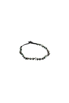 دستبند نقره رنگی مردانه 925 عیار Tasarım - کد 900115003