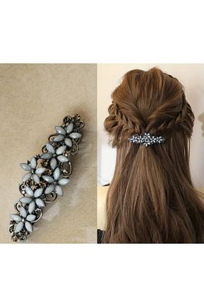 گیره سر طوسی زنانه chibi - کد 901632200