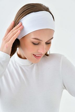 باندانا سفید پلی استر RUTBİL SPORTS - کد 901644569
