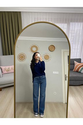 شلوار جین آبی زنانه رگولار duygutufanbutik - کد 901644355