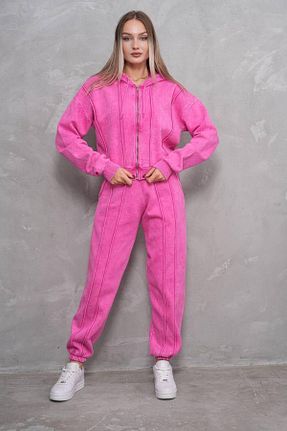 گردنبند استیل ( فولاد ) صورتی زنانه MODA - کد 896641886