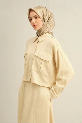 روسری سبز کرپ ساتن ابریشم Armine - کد 901648751