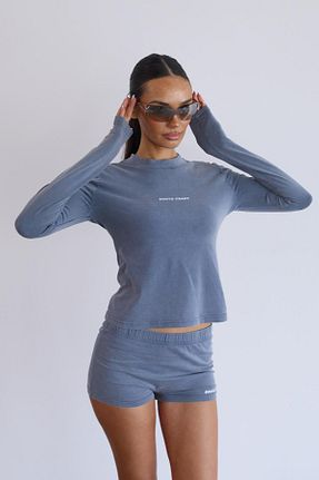 بادی آبی زنانه یقه دوچرخه South Coast - کد 902955709