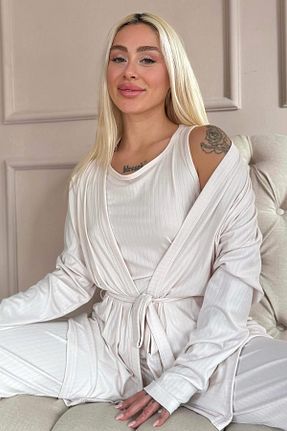 ست لباس راحتی رنگی زنانه ساده Pijamaevi - کد 901651332