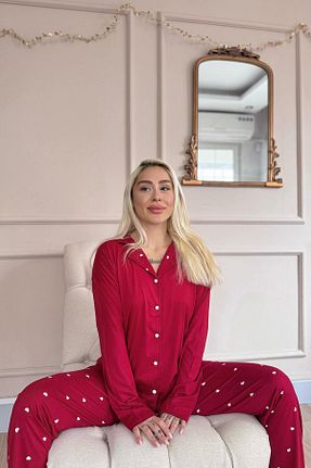 ست لباس راحتی رنگی زنانه طرح دار Pijamaevi - کد 901659449