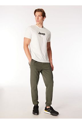 شلوار کرمگن خاکی زنانه رگولار Jeep - کد 902747159