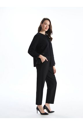 شلوار جین مشکی زنانه رگولار LC Waikiki - کد 902812162