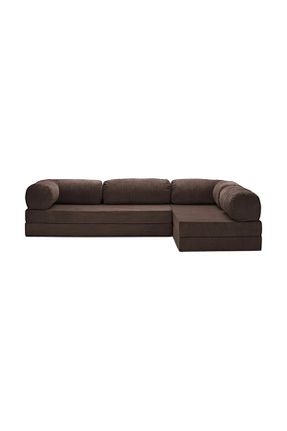 ست گوشه ای قهوه ای مخمل Dekoro - کد 888519771