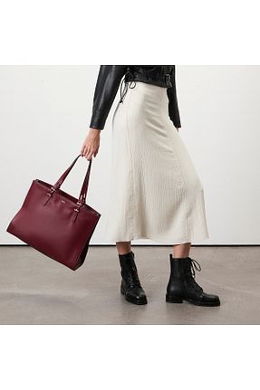 بوت / نیم بوت مشکی زنانه چرم خالص Desa - کد 863632285