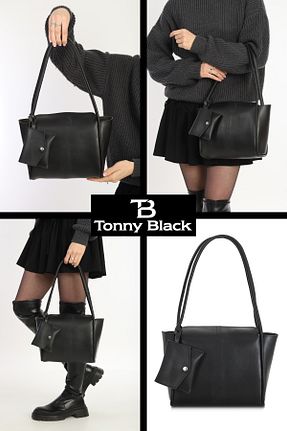 کیف دوشی مشکی زنانه Tonny Black - کد 890242154