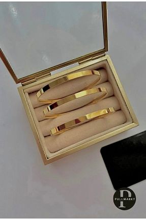 دستبند استیل (فولاد) زرد زنانه استیل (فولاد) pullmarkt - کد 878747655