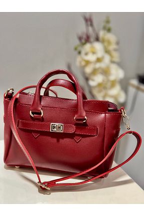 کیف دستی زرشکی زنانه سایز متوسط CemreBoutique - کد 901724717