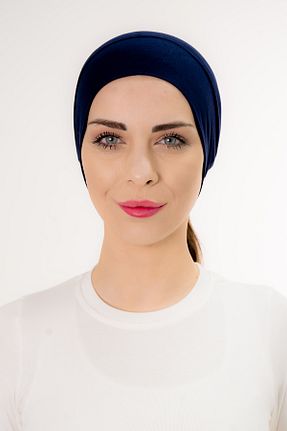 کلاه شنای حجاب سرمه ای زنانه Şalcenneti.com - کد 901724279