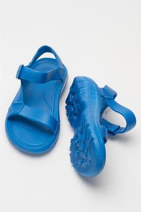 صندل آبی مردانه پاشنه کوتاه (1 - 4 سانتی متر) Liger - کد 902910184