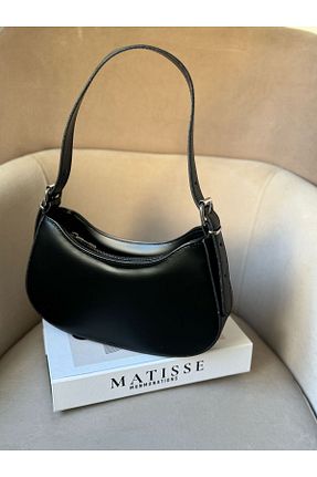 کیف دوشی مشکی زنانه چرم مصنوعی Moda Sekiz - کد 901741089