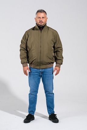 کاپشن خاکی مردانه پلی استر Derin Mavi - کد 864812328