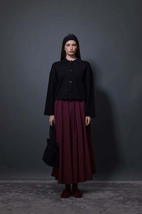 دامن حجاب زرشکی زنانه Relaxed Tailors Room - کد 901752346