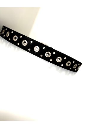 کمربند مشکی زنانه چرم مصنوعی Aksabeltchokers - کد 901759280