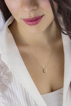 گردنبند نقره طلائی زنانه 24 عیار GÜMÜŞ - کد 349170727