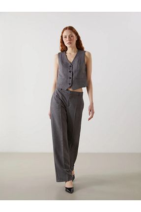 شلوار طوسی زنانه پلی ویسکون LC Waikiki - کد 901766593