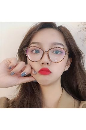 عینک محافظ نور آبی قهوه ای زنانه 50 deryamın dünyası - کد 893425583