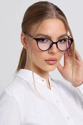 عینک محافظ نور آبی مشکی زنانه 50 deryamın dünyası - کد 891571647