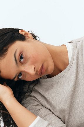 بادی بژ زنانه یقه دوچرخه H&M - کد 902955660