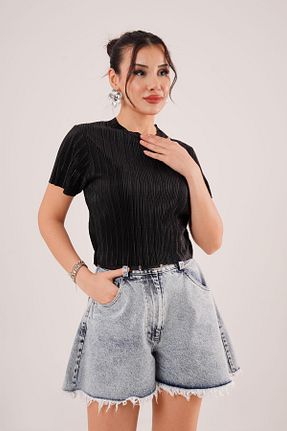 بلوز مشکی زنانه ساده Hipo Trend - کد 901834739
