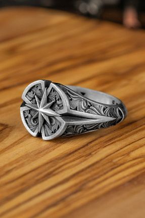 انگشتر نقره قهوه ای زنانه 925 عیار Pangea 925 Silver - کد 868663064