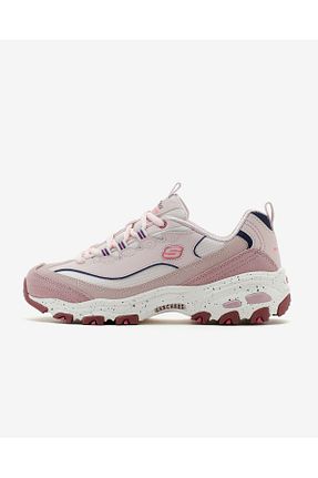 کفش اسنیکر صورتی زنانه بند دار Skechers - کد 864484232