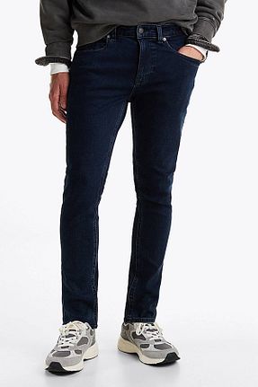 شلوار جین سرمه ای مردانه پاچه تنگ Tommy Jeans - کد 901828717