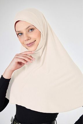 روسری بژ پنبه ای Armanım - کد 752741235