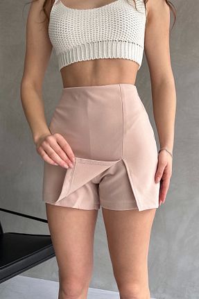 دامن بژ زنانه پارچه Maude - کد 896255210