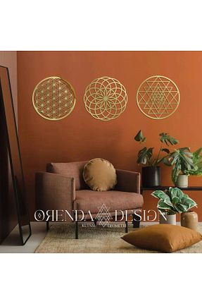 محصول دکوراسیون دیوار طلائی پلاستیک Orenda Design - کد 681875612