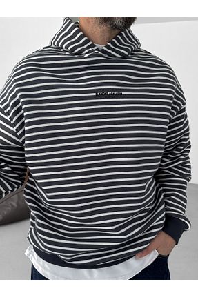سوئیشرت طوسی مردانه اورسایز BYBASICMAN - کد 901875447