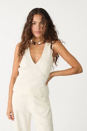 بلوز زنانه ساده Stradivarius - کد 901882214