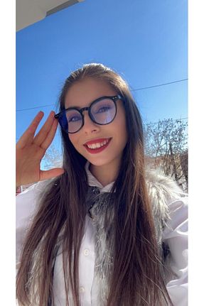 عینک محافظ نور آبی مشکی زنانه 50 Olimpia - کد 897675595