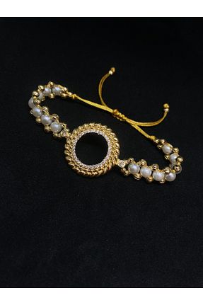 دستبند مروارید طلائی MİRLANTİS AKSESUAR - کد 903755366