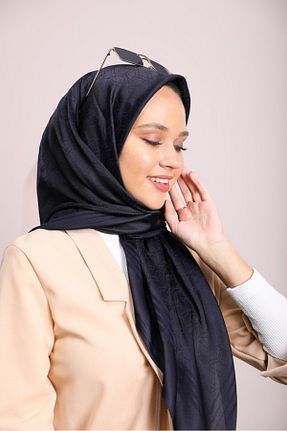 روسری رنگی پنبه پلی استر lamella - کد 901882405
