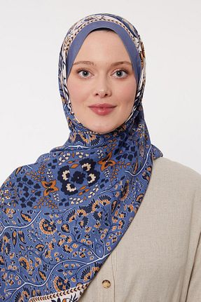 شال سرمه ای زنانه ویسکون Levidor - کد 901836764